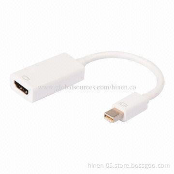 Mini DisplayPort to HDMI Adapter, Supports HDMI Highest Video Resolution 1080p